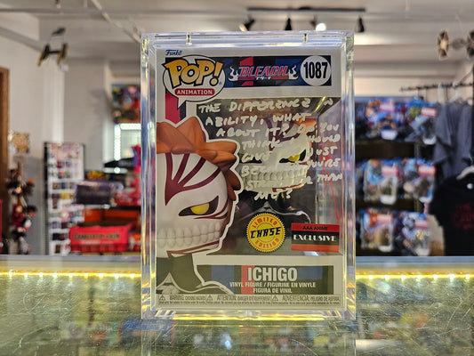 Funko Pop Signed Ichigo Johnny Yong Bosch Bleach Anime