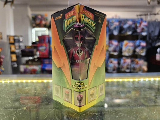 Mighty Morphin Power Rangers Triangle Box 3 3/4-Inch ReAction Figure Power Rangers Super7 Action Figures